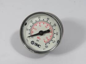 K40-p1.0-n01ms Smc Dry Pressure Gauge 0-160 Psi 0-1.1 Mpa 40mm D 1/8 Inch Npt Used