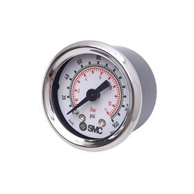 K40p-bp1.0-n01ms-w-x50 Smc Pressure Gauge 160 Psi/bar 1/8in Npt M5 40mm