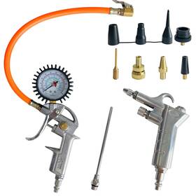 Scp-072 Socpuro Heavy Duty Air Compressor Accessories Kit 220psi Rubber Hose Tire Inflator G
