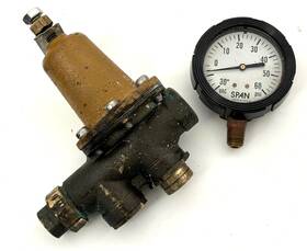 Lf25aub-z14 Span 02-0407-x Pressure Gauge With Watts Valve