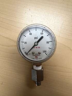 1d121a Span Instruments 0-100 Psi Pressure Gauge Used