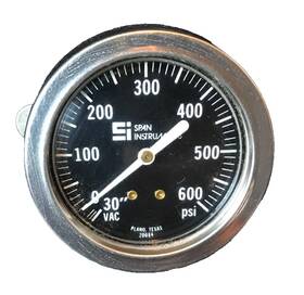 Span Instruments 2m-x/subz-ii Buna-n Pressure / Vacuum 30 Inch Gauge 600psi