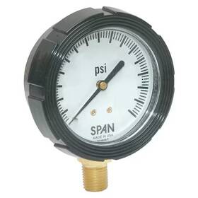 Lfs-210-30hg Span Lfs-210-30hg/300psi-g-kemx Compound Gauge With Internal Seal 30 To