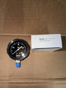 Lfs212-120-g Span Sub/lfs212-120-g Industrial Pressure Gauge To 160 Psi 2 1/2 In Dial