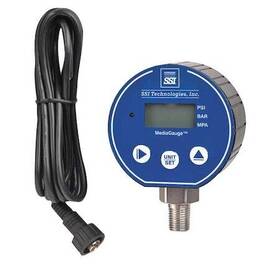 Mg-200-a-m12-r Ssi Digital Pressure Gauge With Transmitter To 200 Psi 1/4