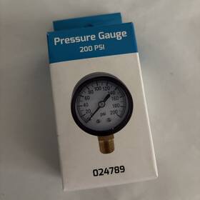 024789 Star Water Systems Pressure Gauge 200 Psi 1/4 Inch Male Npt Connection L 024789 Star Water Systems Pressure Gauge 200 Psi 1/4 Inch Male Npt Connection L