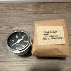 360-aj Stewart Warner Air Pressure Gauge 150 Psi M1 Back Mount