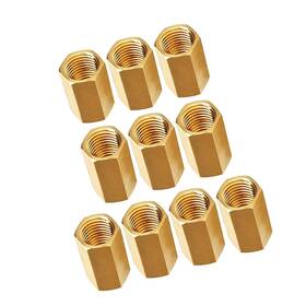 Mubrake-union10-14 Strendier Muhize Brake Line Fittings Kit 10pc For 1/4 Inch Tube - 7/16-24 Unf Inverted Flar