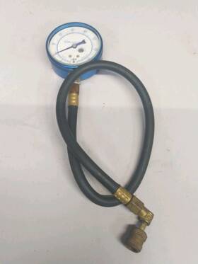 0309-0093 Sun Electric Vtg Vacuum Psi Gauge Made In Usa