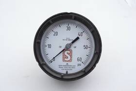 902002599 Superior Boiler Industrial Meter Gauge J5r-5 316 Ss 60 Psi Tube And Connection