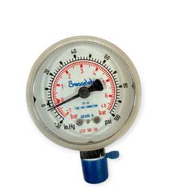 Pgc-50-pc100-l-4npt-b Swagelok Pressure Gauge Tube Connection 0-100 Psi 6.8 Bar