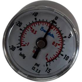 Pgi-40m-pc15-caqx Swagelok New 1/4ftft Mpc Gauge -30inhg/15psi/1bar