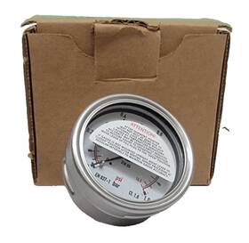 Pgi-63b-bg1-caox Swagelok G.i. Gauge 1 Bar 1/4 Inch Npt Cbm P/n