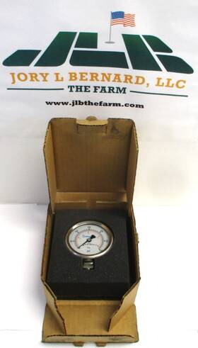 Pgi-63c-pg300-loa Swagelok 1/4 Inch Mnpt Bm Pressure Gauge 0-300 Psi Surplus
