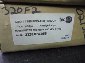 2325.074.055 Tecsis Pressure Gauge 0-600kpa 0-86psi