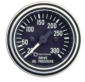 95-2206 Tectran Gauge Mech Oil Psi 80 Chrome Pack Of 1