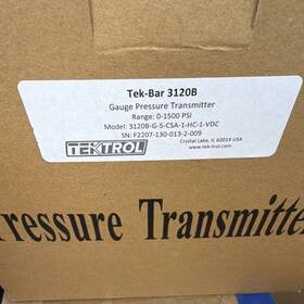 3120b-g-5-csa-1-hc-1-vdc Tek-trol Tek-bar 3120b Gauge Pressure Transmitter 0-1500 Psi Mpn 3120b-g-5