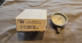 2530ss4l Tel-tru 1f8a 0-1 000 Psi Gauge. Made In Usa
