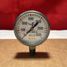 Bu-2581-ap The Matheson Co. 22025-1 / Gas Air Pressure Gauge 0-3000 Psi