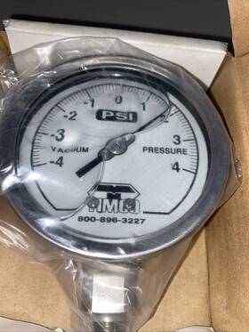 Jlw200-3 Timoo Vacuum Pressure Gauge 1/4 Inch Npt M Connection 5 Psi
