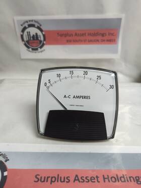 25044olsnl Transcat Ye/250440lsnl Ye/25044olsnl Pressure Gauge 0-30 Ac Amperes Pre-owned