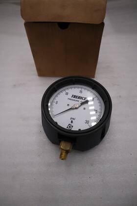450b4502la090 Trerice New Process Gauge 450b 0-30psi 1/4 Inch Npt - Stock 3126cc