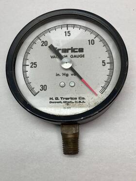 52-2412 Trerice 0-30 Hg Vac Pressure Gauge