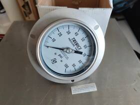 700ss4002ba110ucb Trerice Pressure Gauge 0-100psi 4.0 Inch