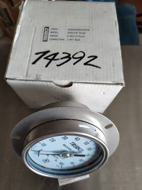 700ss4002bs420ucb Trerice Receiver Gauge 3-15psi 4.0 Inch