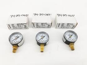 800b1501la60 Trerice Lot Of 3 New Pressure Gauges 800b 1.5 Inch 0-60psi 1/8 Lm