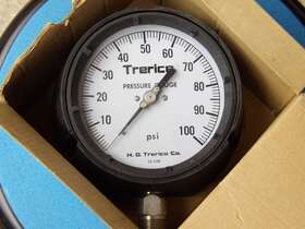 D63012r Trerice New D63313 Pressure Gauge 0-100 Psi 4.5 Inch Open Worn Marked-up Box D63012r Trerice New D63313 Pressure Gauge 0-100 Psi 4.5 Inch Open Worn Marked-up Box