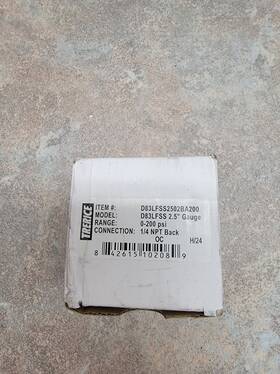 D83lfss2502ba200 Trerice 2.5 Gauge 1/4 Npt