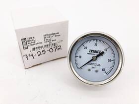 D83ss2502ba60 Trerice New Pressure Gauge D83ss 2.5 Inch 0-60psi 1/4 Npt Back