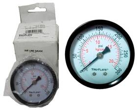 24-804 Tru-flate Polycarbonate Air Line Gauge 1/4ftft Inch Npt 300 Psi
