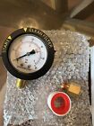 X002lwg27 Uharbour 60 Psi 2inch Bottom-mount Pressure Gauge 1/4inch Npt For Spa Pool Aquarium