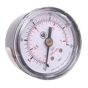15-201nd-01b United Instrument 30 Air Pressure Gauge 1-1/2in 30psi 1/8in Npt