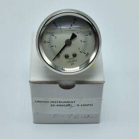 20-400g02l United Instrument Pressure Gauge Oil Filled