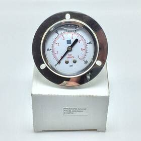 25-400fg02b United Instrument 0/100 Pressure Gauge 0-100 Psi Oil Filled 25-400fg02b United Instrument 0/100 Pressure Gauge 0-100 Psi Oil Filled
