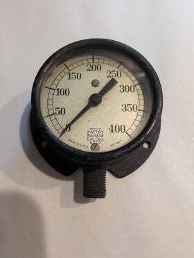 Ad-859 Us Gauge Co. Vintage N.y. Made In Usa 200 Lb Pressure Steam Punk