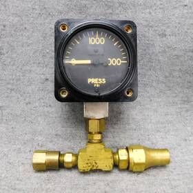 Mil-g-7734 Us Gauge Aviation Hydraulic Gage Pressure 0-2000 Psi Untested Usa