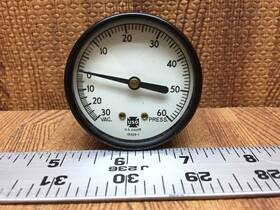 Hg-0-60 Usg 13029-1 U.s. Gauge 2 Inch Compound Utility Pressure 30-0-60 1/4 Npt 30 Psi