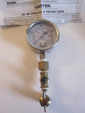 656241ca4cd3400 Usg Ametek Pressure Gauge Up To 300psi With Control Valves