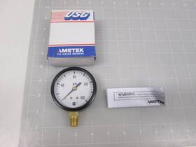 163129a Usg Ametek Lot Of 3 2-1/2 Inch P505a 160 Psi Gauges T61324
