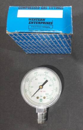 Cu-2581-gp Usg New Gauge Instrument Oxygen #cu-2581-gp 5-100 Psi Pressure 2 Inch Dial