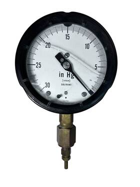 00625 Usg Solfrunt 30 Inhg Vacuum Gauge Industrial Brass Connection Usa