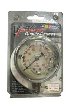53679 Valley Instrument 2.5in Pressure Gauges 5000psi 1/4-in Npt Stem Mount