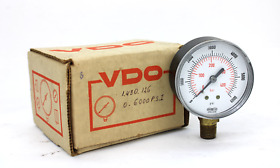 41801019 Vdo 2-1/2inch Face Pressure Gage 0-6000 Psi