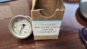 72-3221-55 Vektek 6000 Psi Pressure Gauge