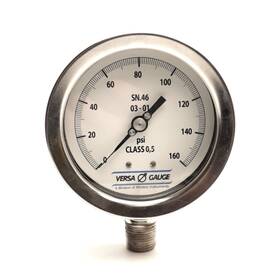 Sn.46 Versa Gauge Winters 03-01 Pressure 160psi 1/2in Npt Stainless