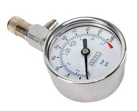 90072 Viair 2 Inch Electromechanical Tire Pressure Gauge To 100 Psi For Offroad Use